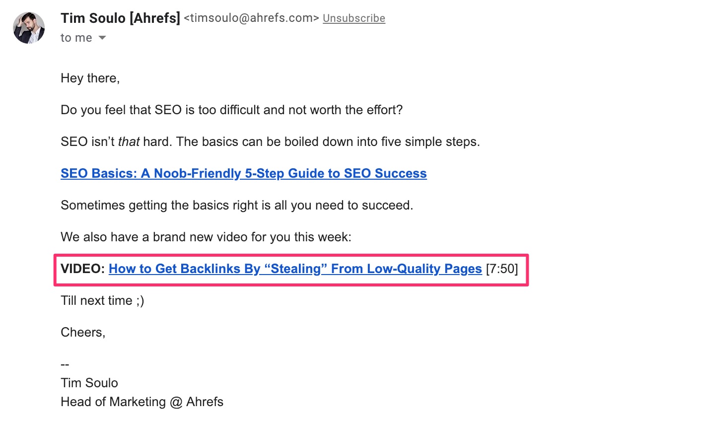 newsletter promotion 2