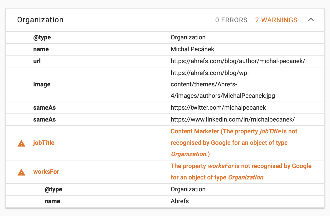 7 rich snippets tester