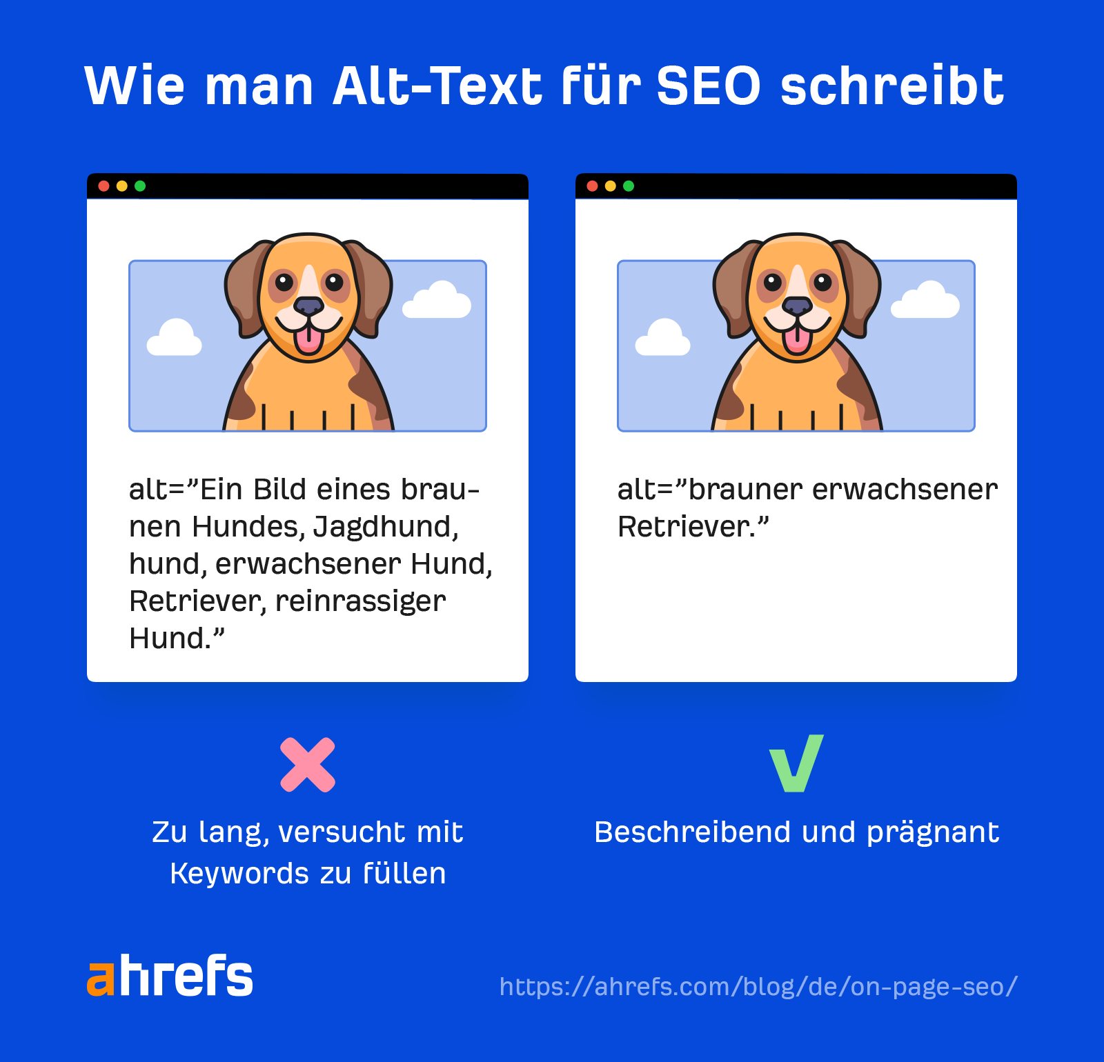 How to write alt text for SEO