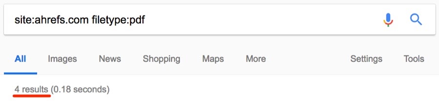 filetype operator pdf