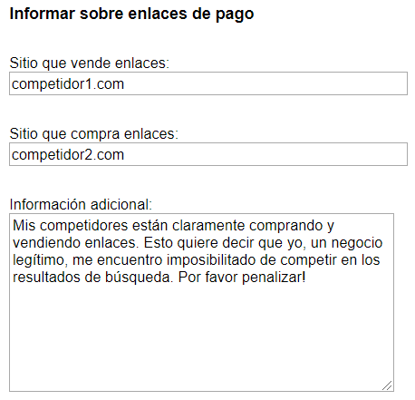 Google Reporte Links 1