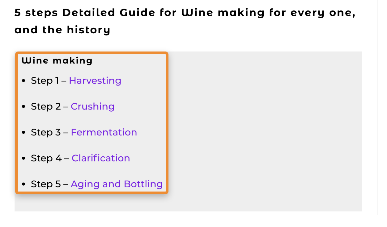 13 wine making steps