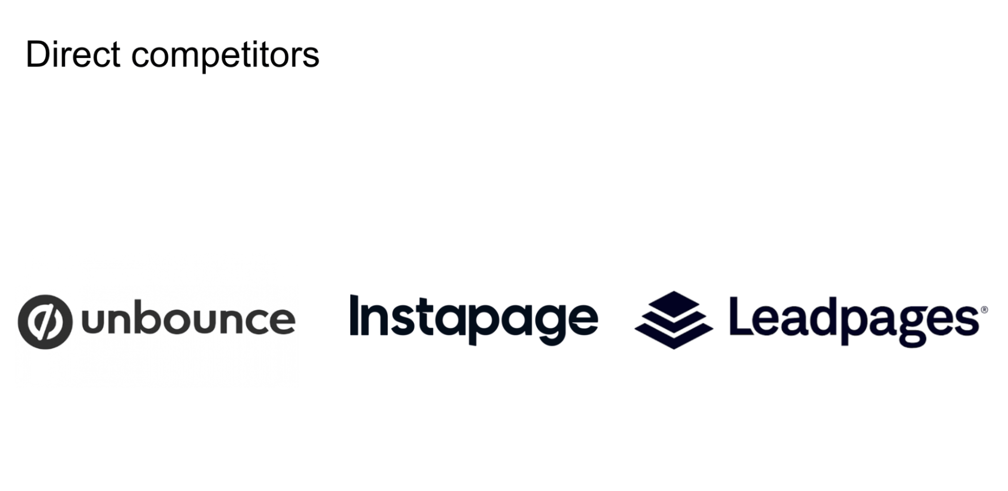 Diapositiva 1: competencia directa.