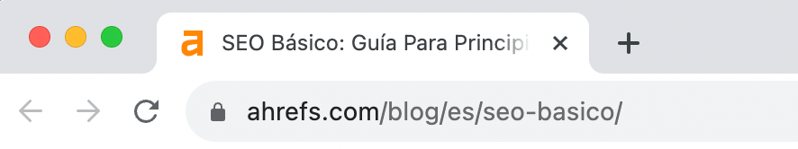 Cómo se ven las etiquetas de título en el navegador