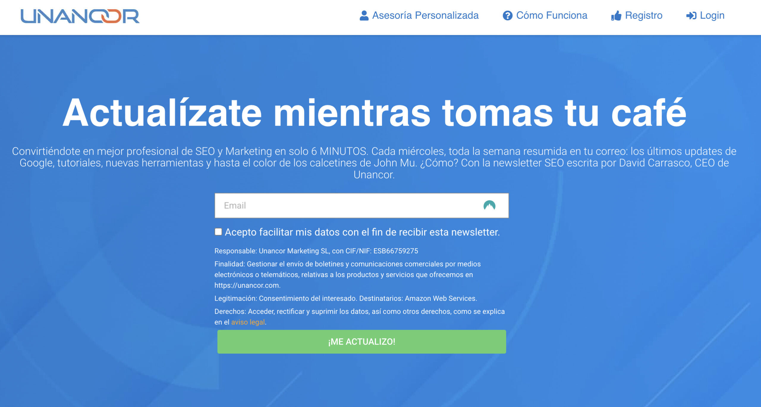 La newsletter de Unancor