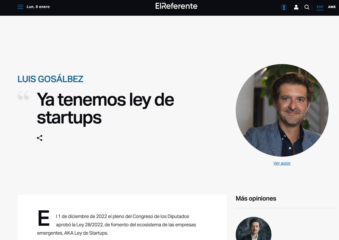 Captura de pantalla de El Referente