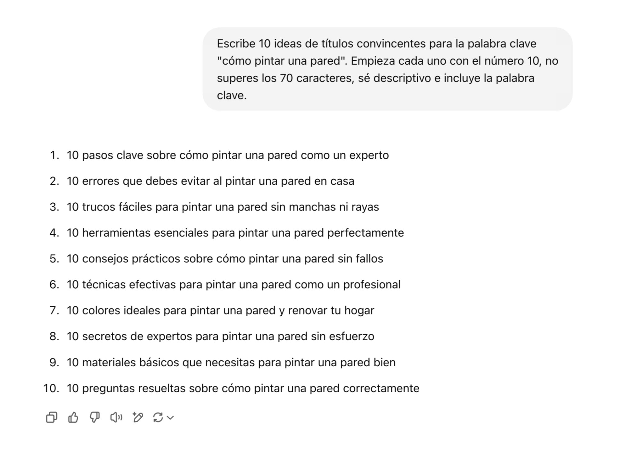Consigue que ChatGPT aporte ideas para los títulos