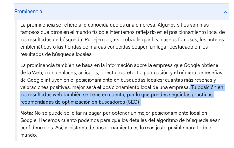 Definición de prominencia