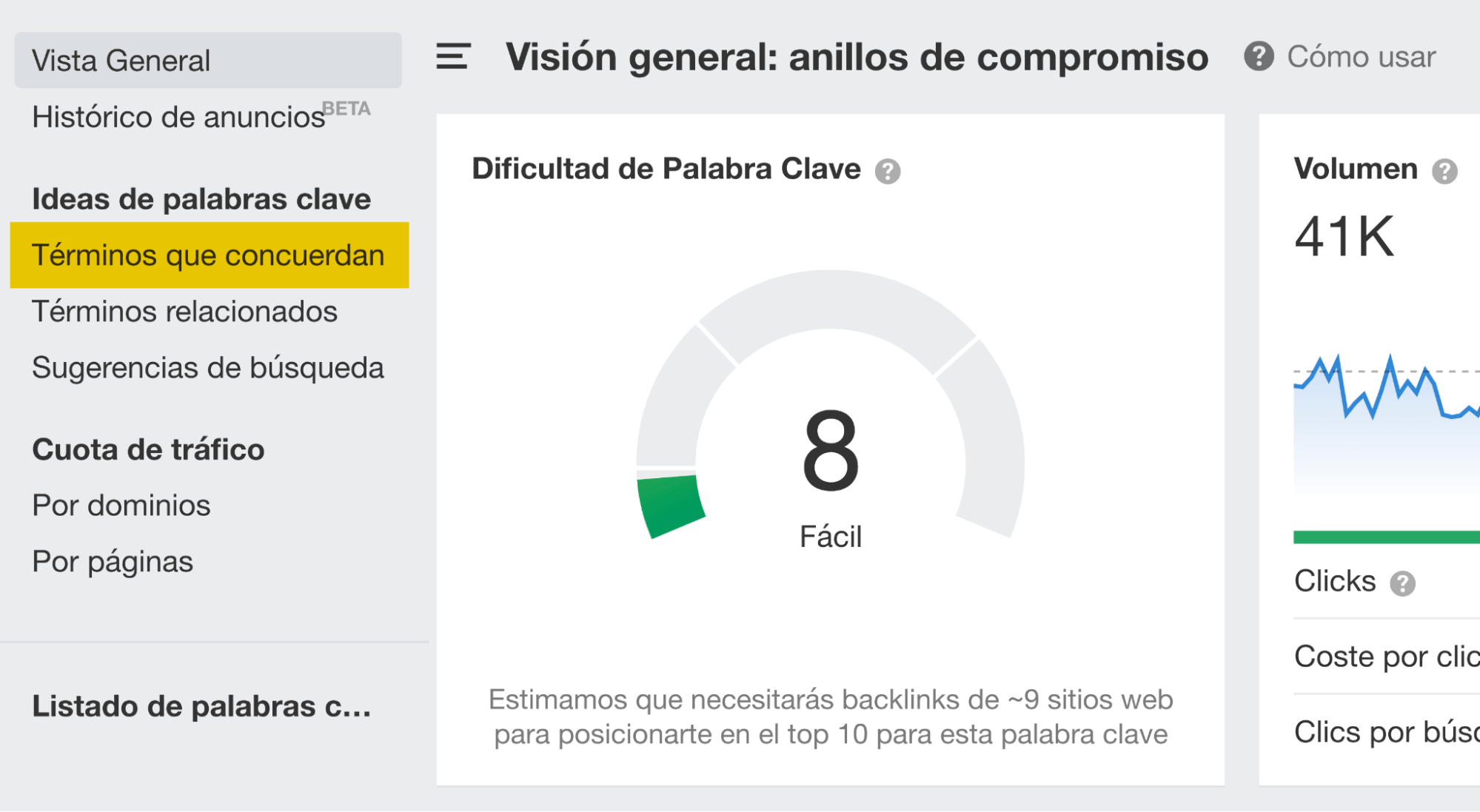 KD para "anillos de compromiso"