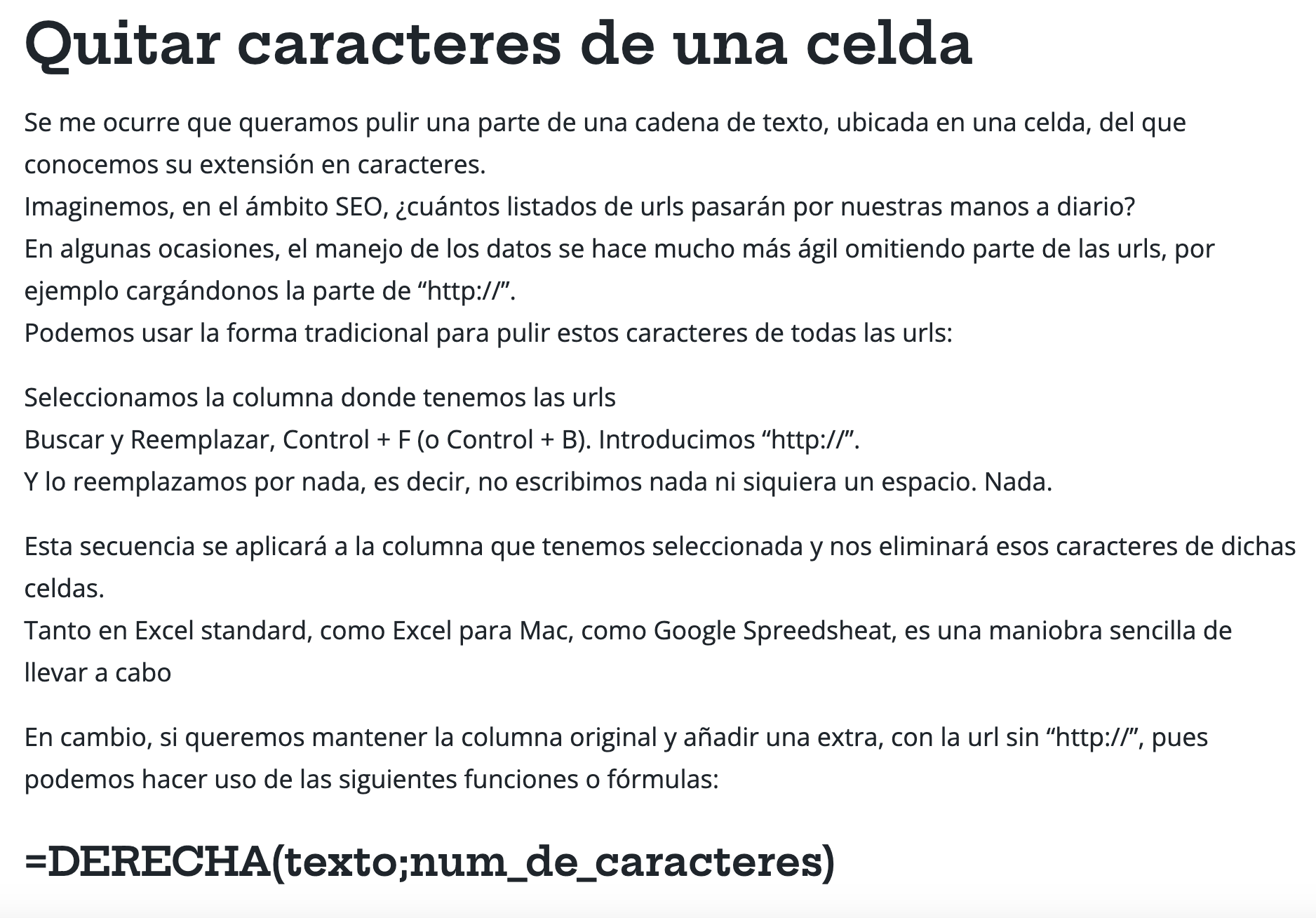 Ejemplo de un buen listicle