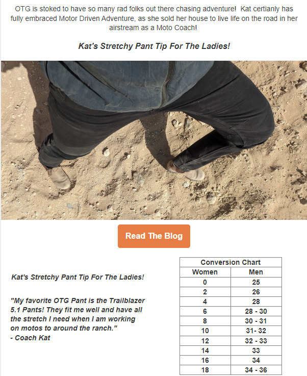 Ejemplo de una newsletter de un ecommerce.