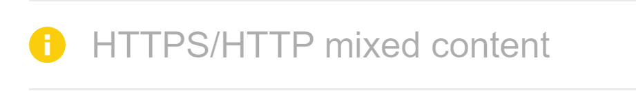 Problema de contenido mixto, a través de Site Audit de Ahrefs.