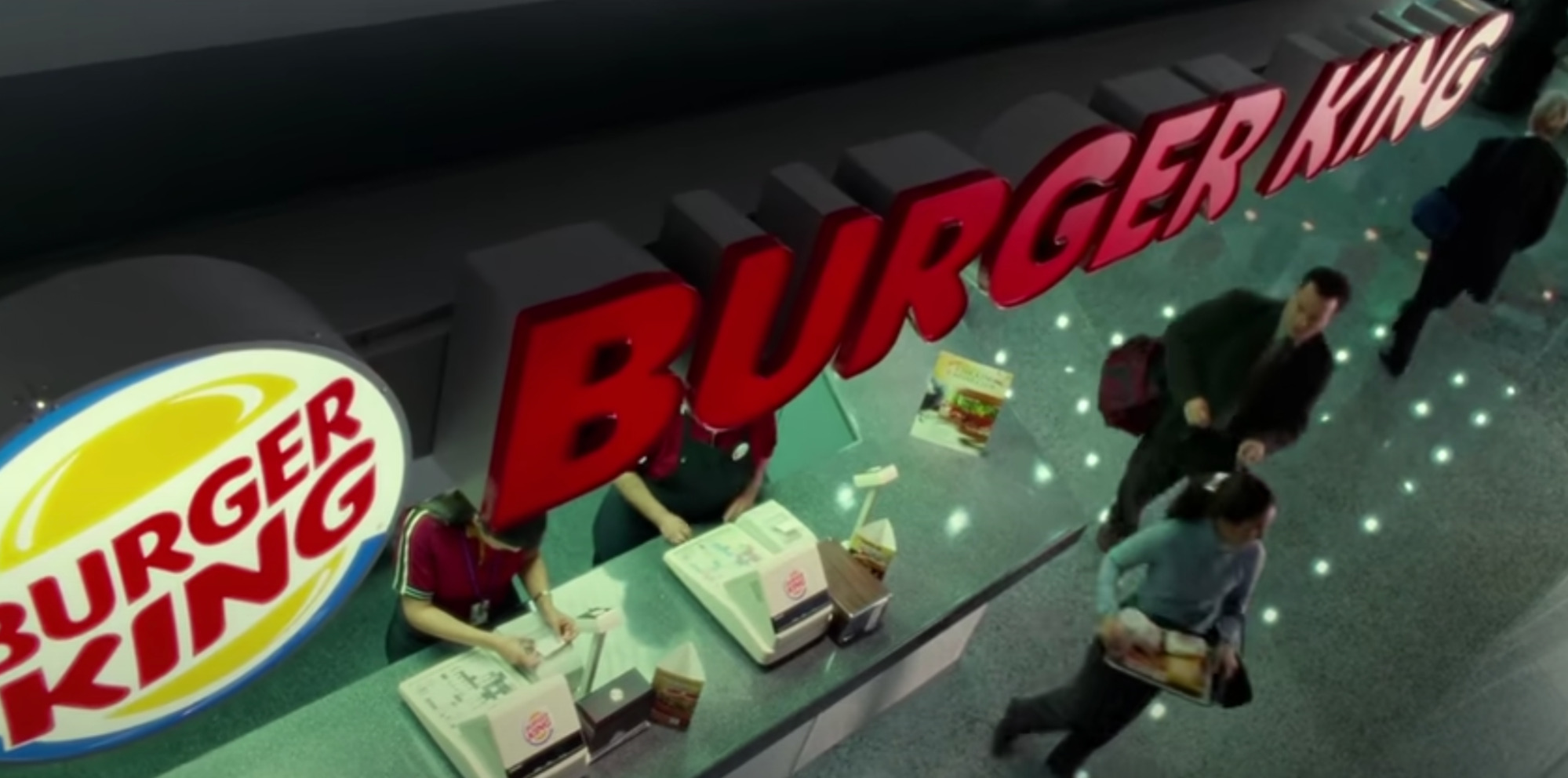 Ejemplo de Product Placement con Burger King