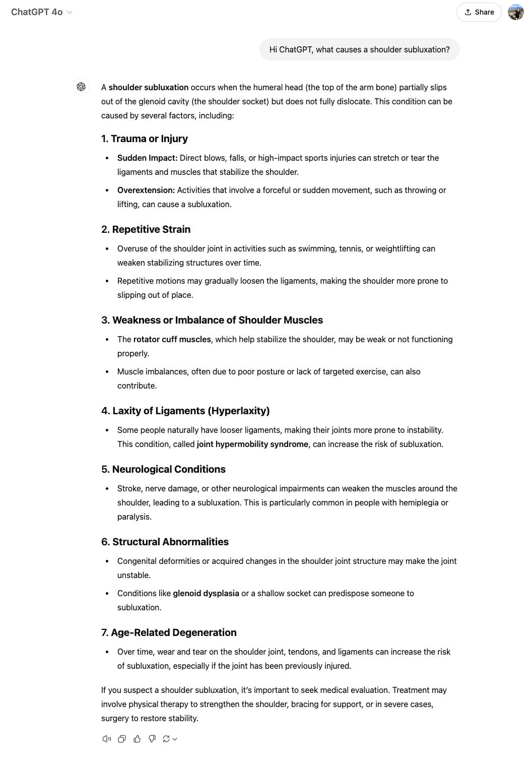 ChatGPT se extiende en exceso en sus respuestas.