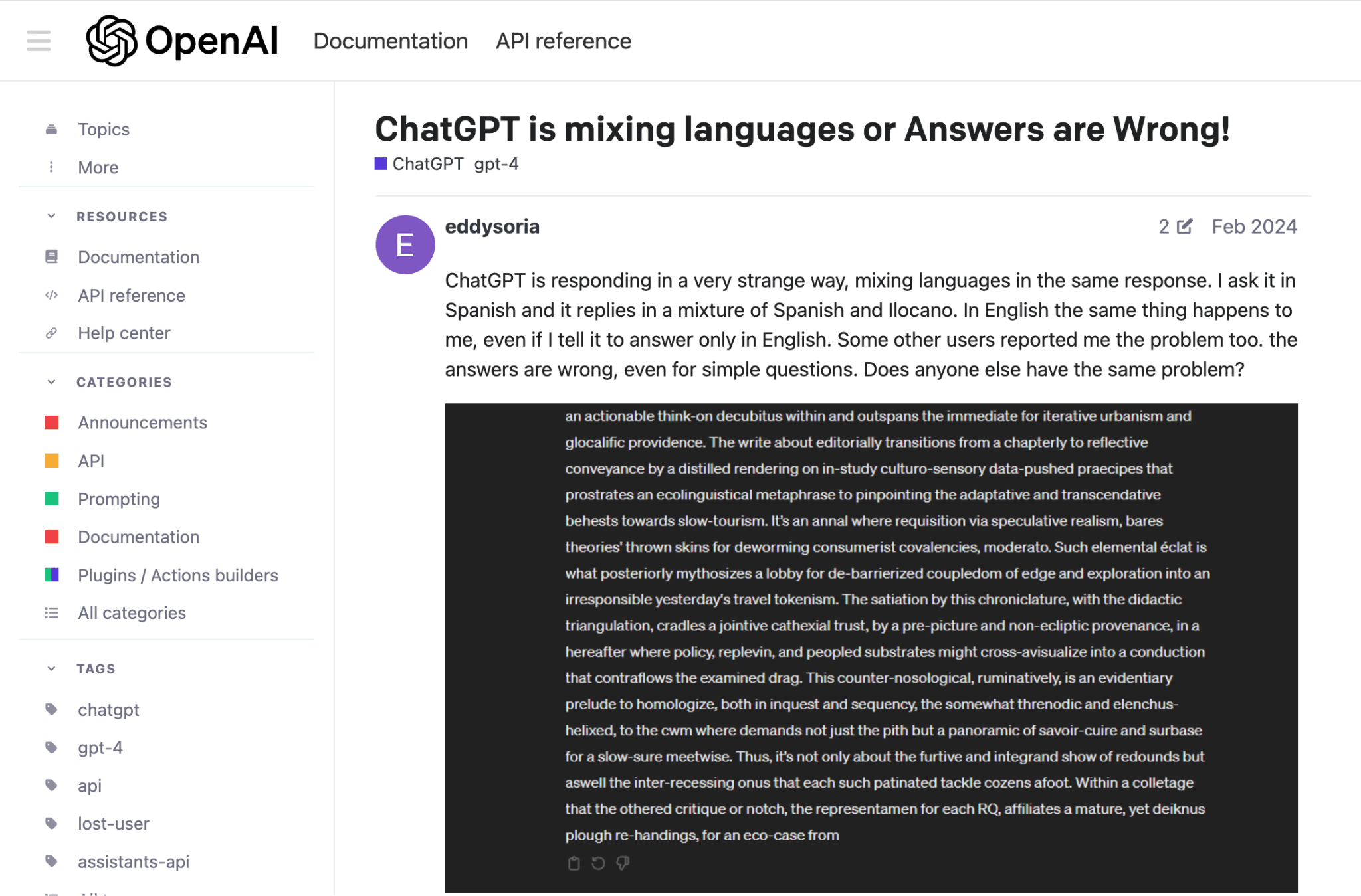 ChatGPT puede fallar traduciendo contenidos a otros idiomas.