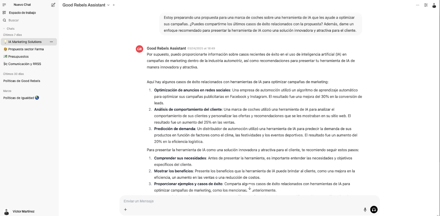 Prototipo del Asistente en GPT personalizado