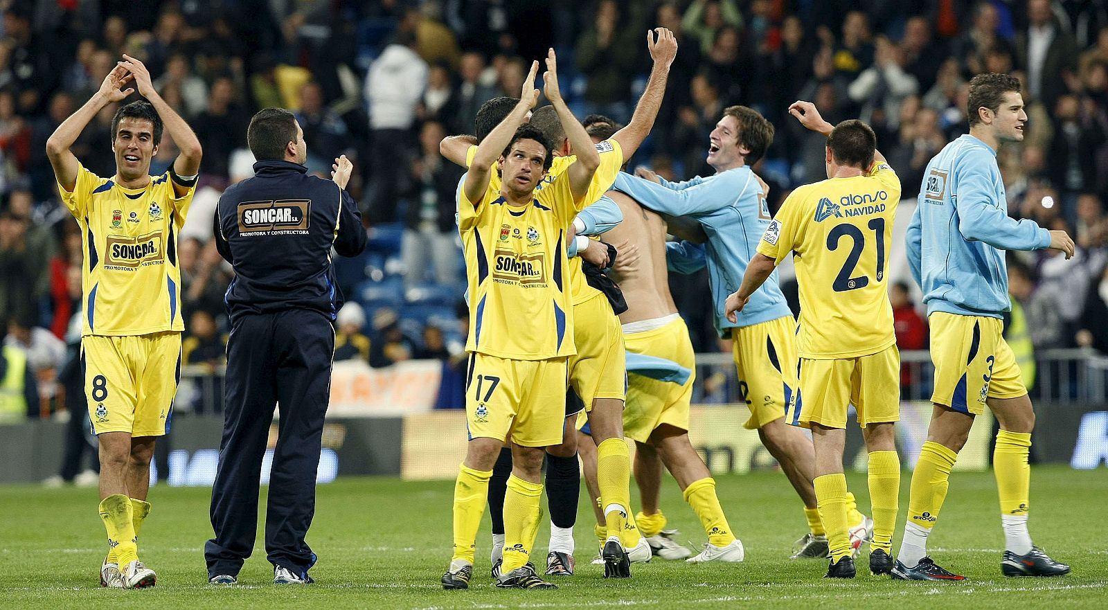 El Alcorcón ganó al Madrid en 2009