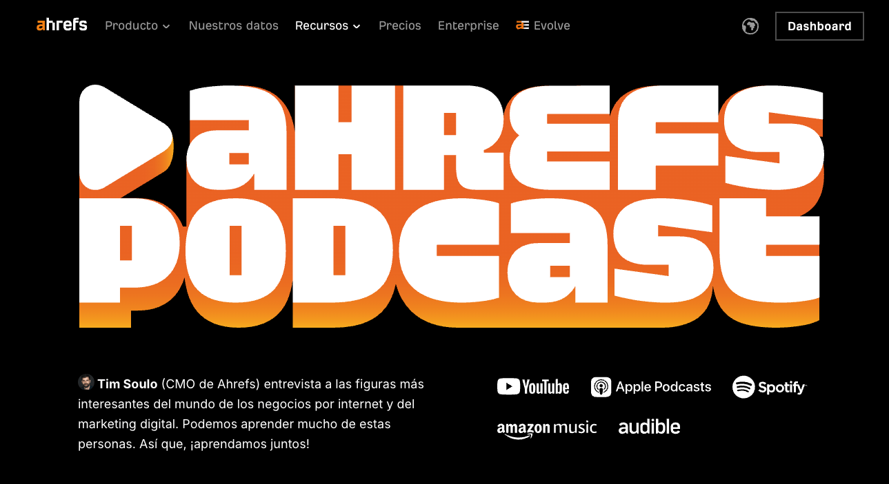 El podcast de Ahrefs