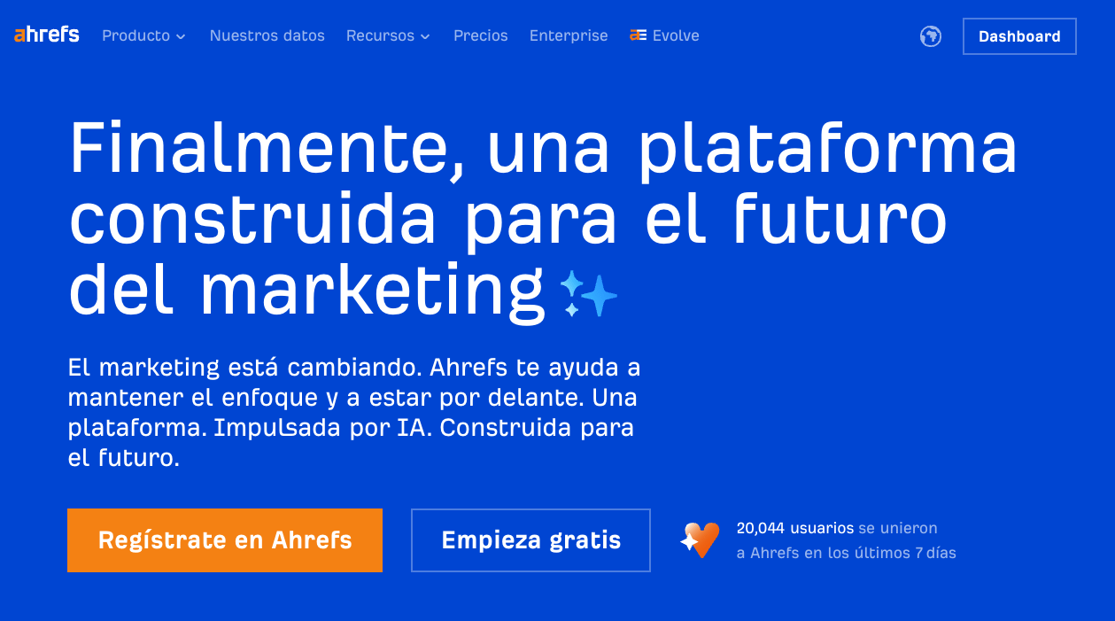 Ahrefs, una plataforma para el futuro del marketing