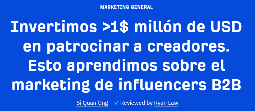 Entrevisté a mi compañero Igor para conocer su experiencia patrocinando a creadores.