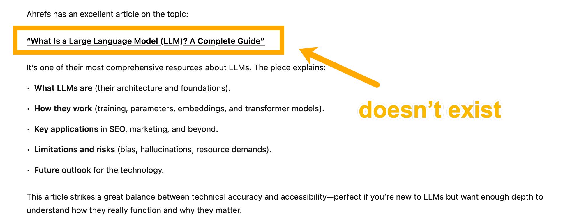Gráfico que muestra que los asistentes de IA envían a los usuarios a páginas 404 con más frecuencia que la Búsqueda de Google.