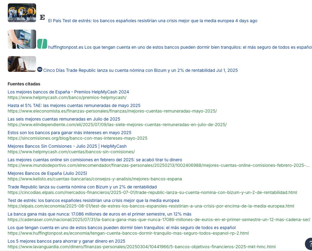 Fuentes que se usaron en la respuesta