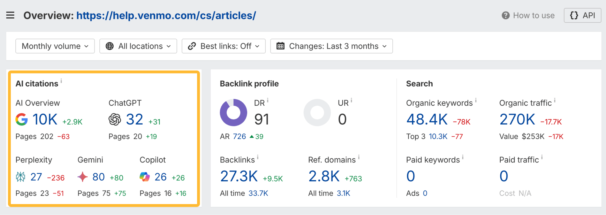 Una captura de pantalla de una respuesta generada por IA que compara Moosend y Mailchimp. La IA sugiere Moosend como una mejor alternativa y proporciona un enlace a una página de comparación en el sitio web de Moosend.