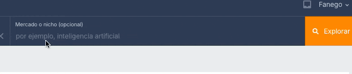 Foco en un mercado concreto en Brand Radar