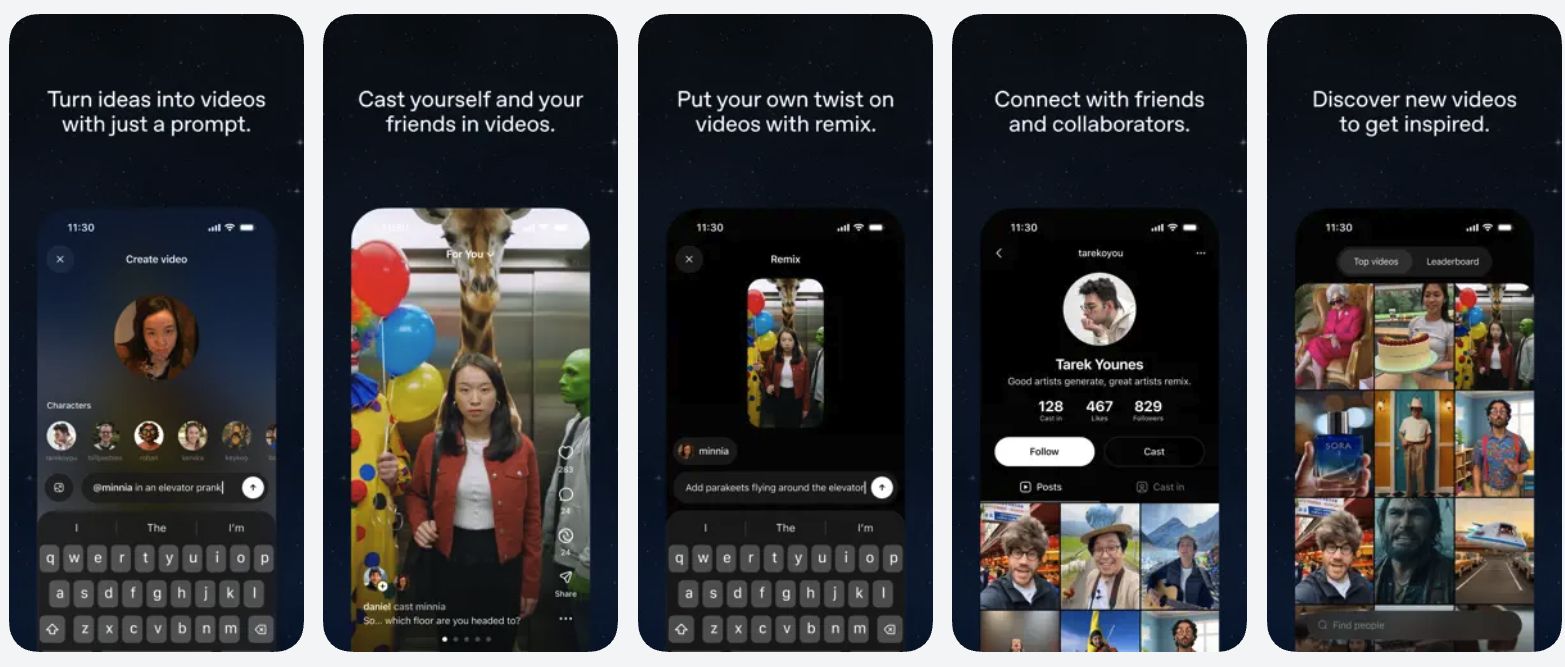 Sora en la App Store