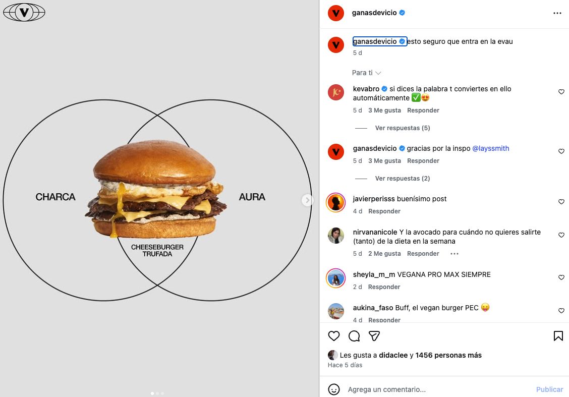 Charca, aura y hamburguesas trufadas