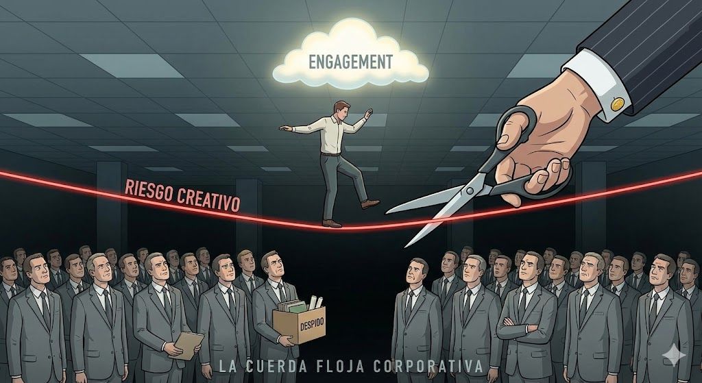 La cuerda floja del riesgo creativo 