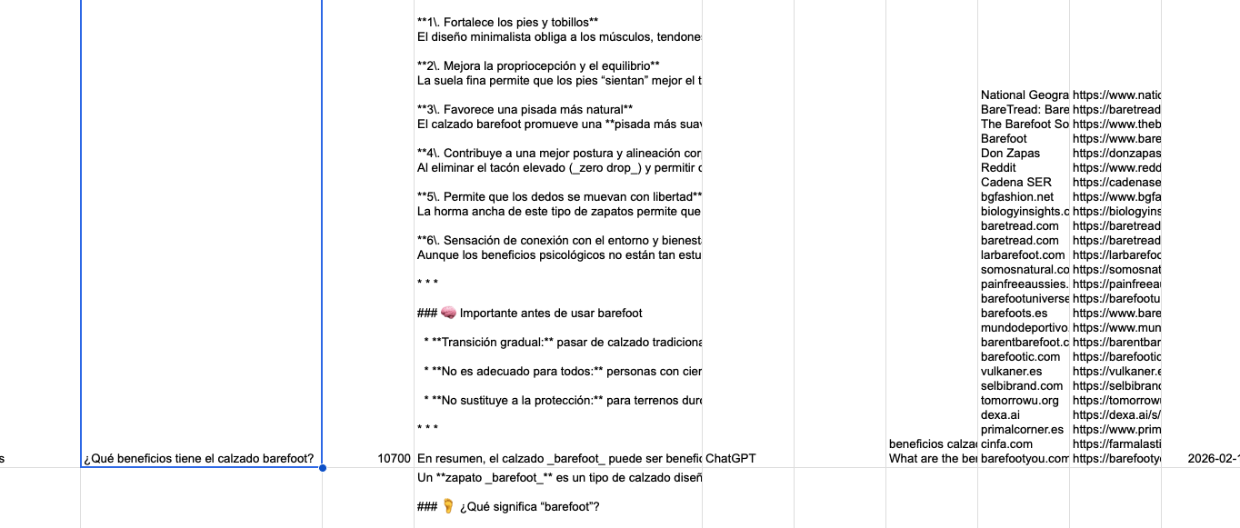 Exportación de Brand Radar