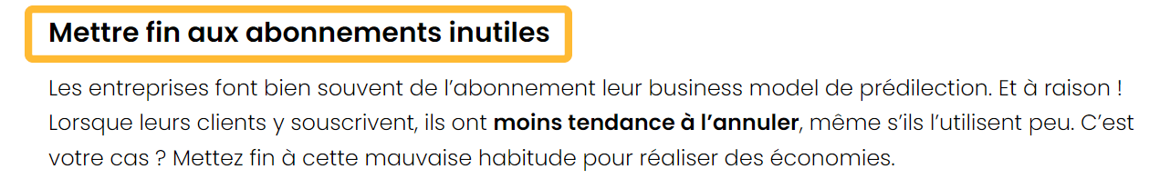 Recherche de sous-thèmes pertinents sur les pages les mieux classées