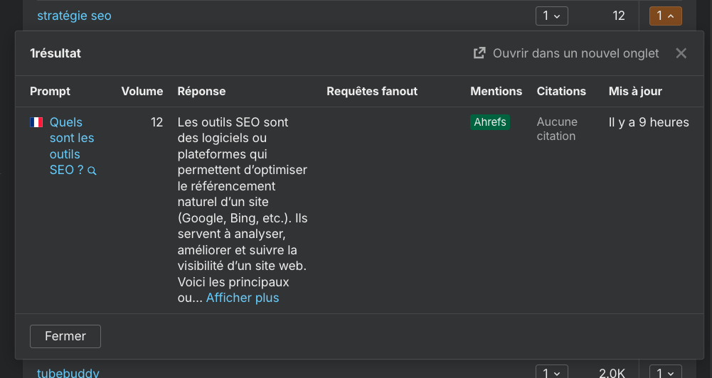 Comment trouver les prompts sans mention de marque avec Brand Radar