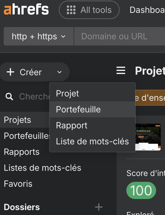 suivre-contenu-avec-featured-snippets-avec-portefeuilles-portfolio-ahrefs