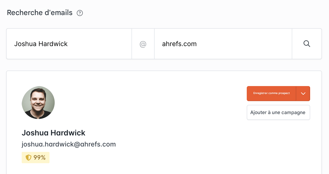 Hunter pour trouver les adresses emails des journalistes locaux