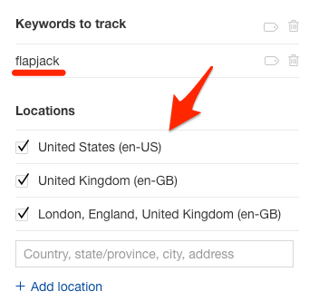 rank tracker locations