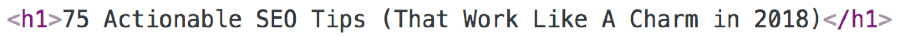 h1 tag seo tips