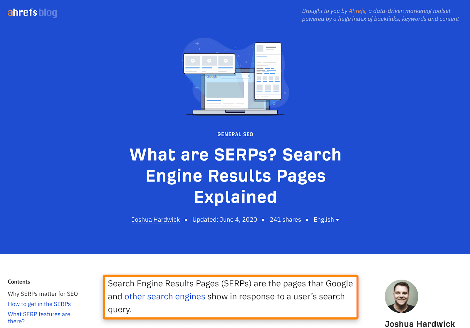 9 what are serps post