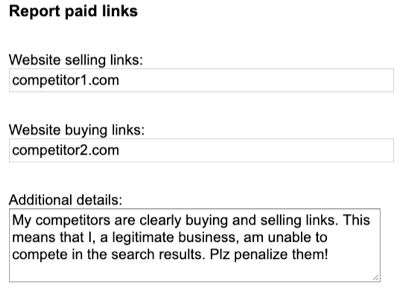 report paid links