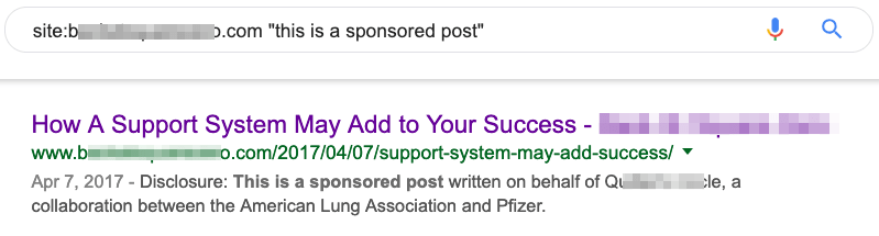 sponsored post google