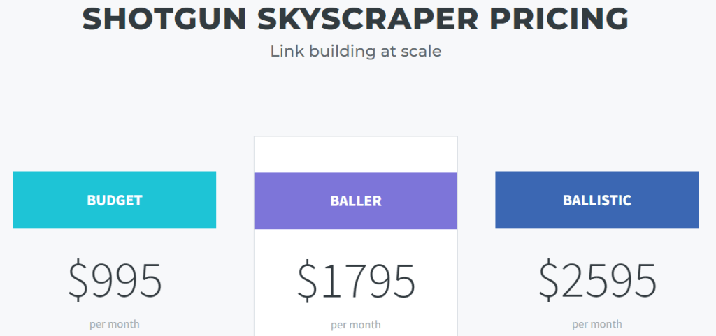 スカイスクレイパーリンク構築を代理店に委託する場合の流れと料金を示す図
