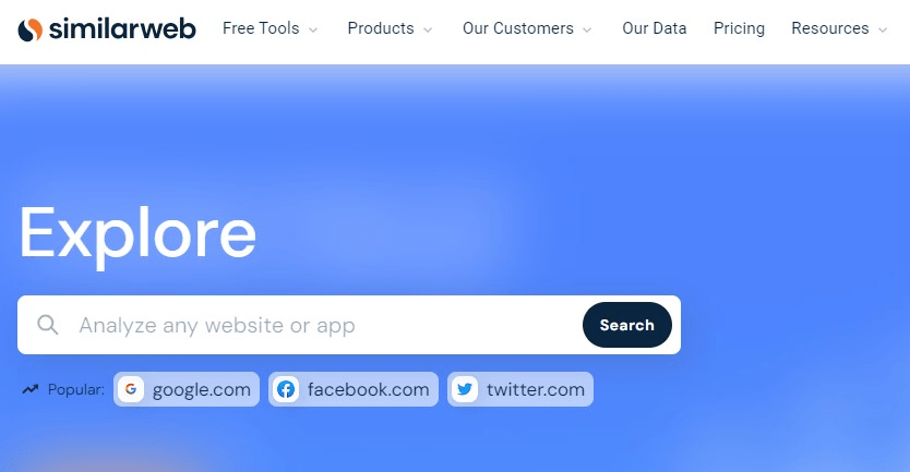 Samelikewebの画面
