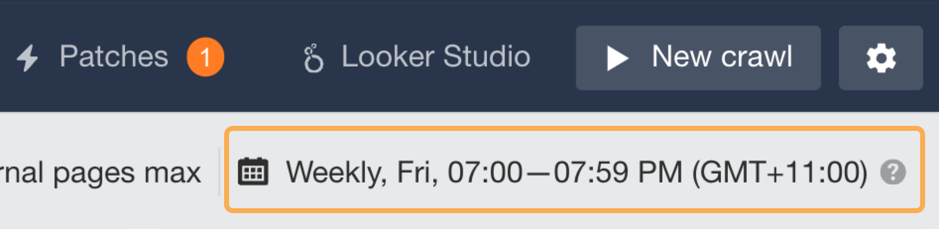 Ahrefs サイト監査で自動クロールをスケジュールする