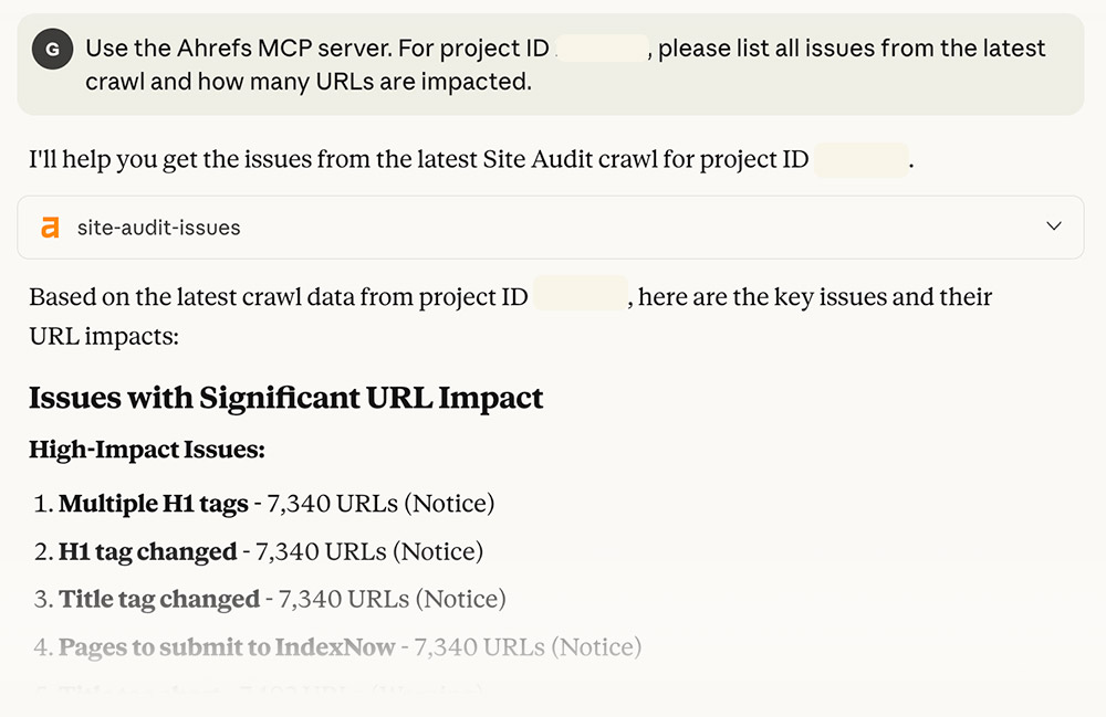 Ahrefs ページエクスプローラーのエンドポイントの利用例を示す図