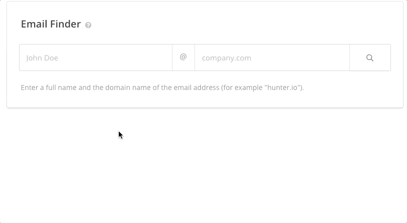 メールアドレス検索ツールでアドレスを調べる操作画面