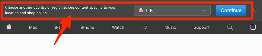 小さなバナーでユーザーにページのより良いバージョンを提案する