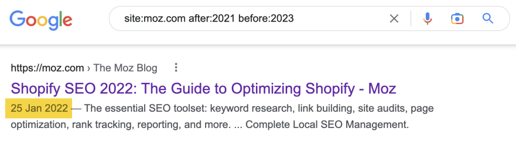 2022 年 1 月 25 日が添付された投稿が返された検索演算子