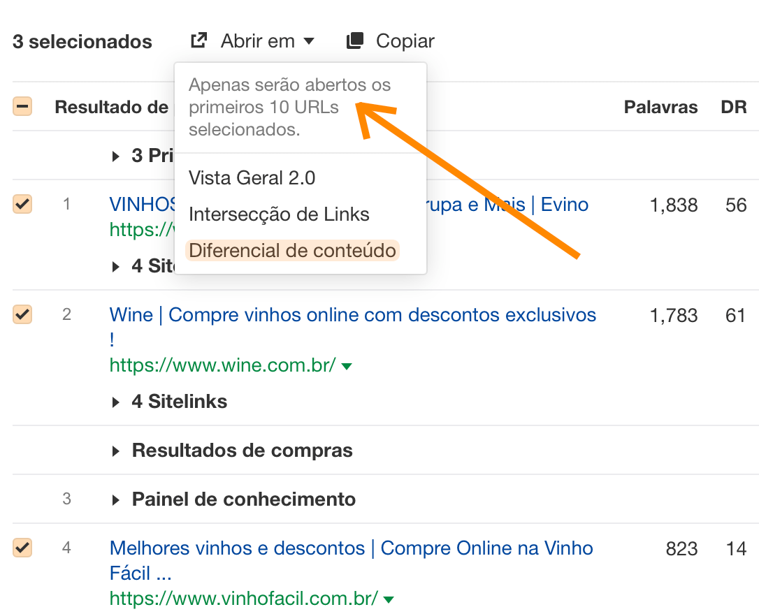 Finding pages to optimize title tags, via Ahrefs' Site Explorer
