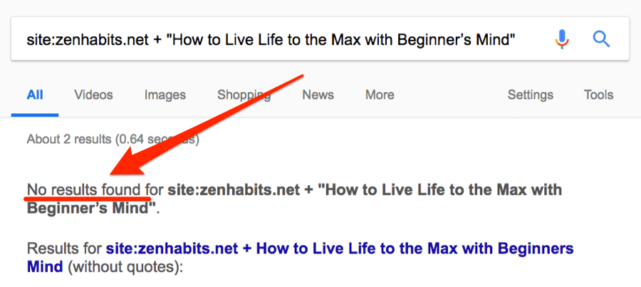 google advanced search broken page